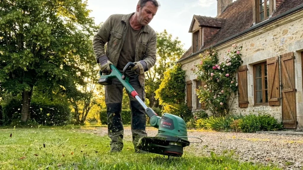 Bastien Charrier teste Bosch EasyGrassCut 23 : Avis Complet sur cette Débroussailleuse Électrique
