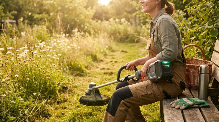 autonomie batterie débroussailleuse électrique – photo principale
