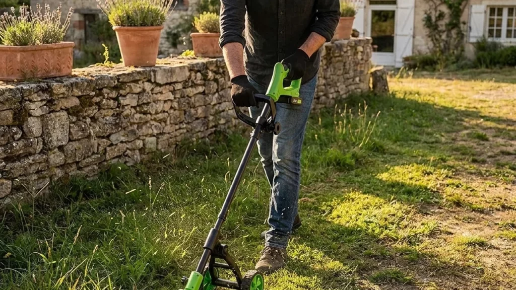 Olivier Toussaint teste Débroussailleuse Électrique sans Fil avec Roues : Avis Complet 2026