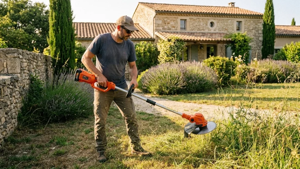 Bastien Charrier teste Débroussailleuse Électrique sans Fil 850W Rotofil : Avis Complet