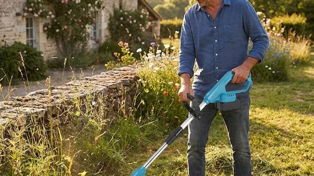 Bastien Charrier teste TOPALL Débroussailleuse Électrique Sans Fil : Avis Complet 2026