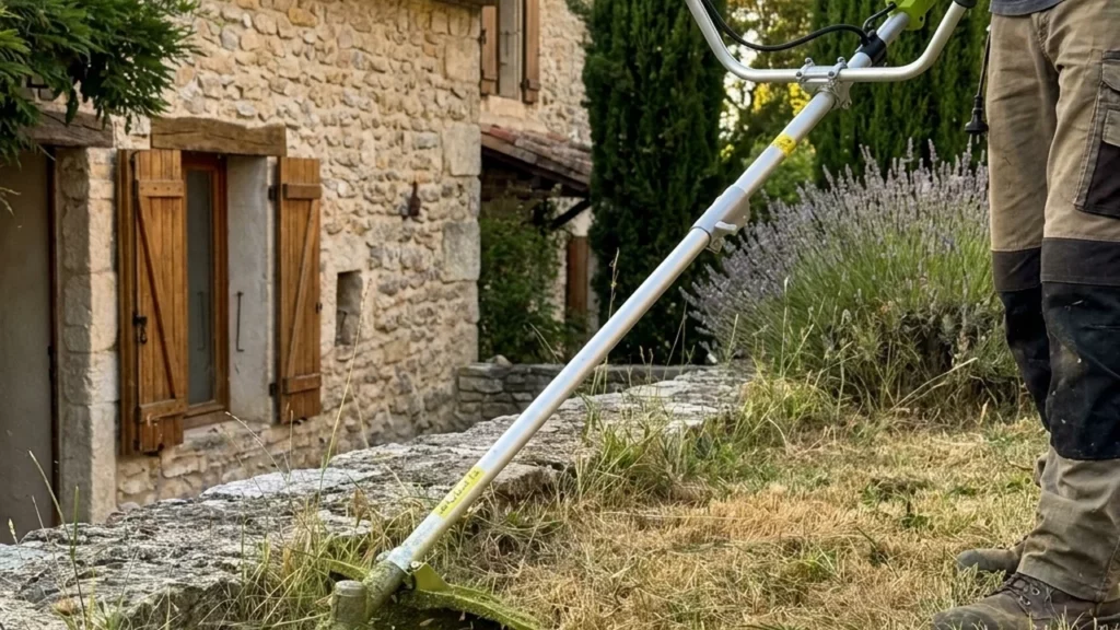Bastien Charrier teste WERKA PRO Débroussailleuse Électrique 1400 W : Avis Complet