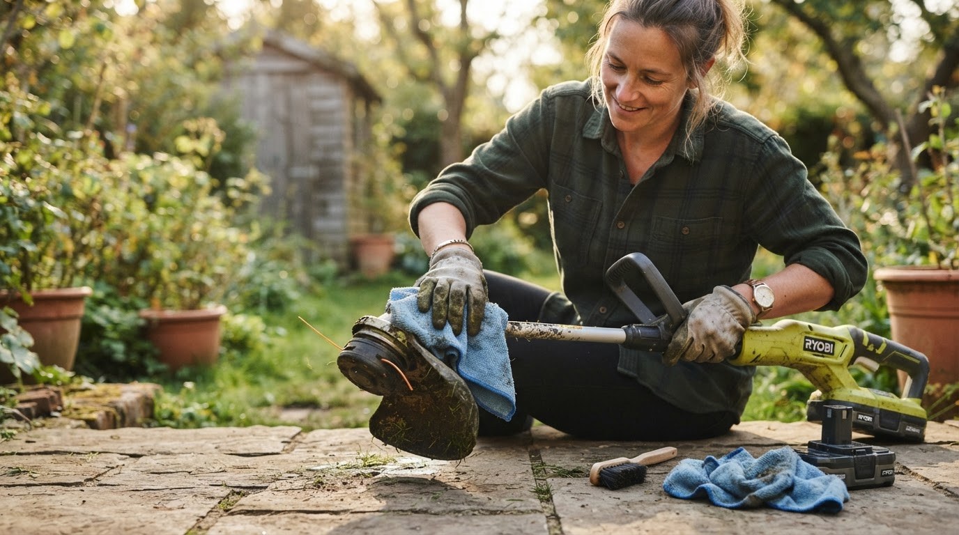 Nettoyer sa débroussailleuse électrique : guide complet après chaque utilisation